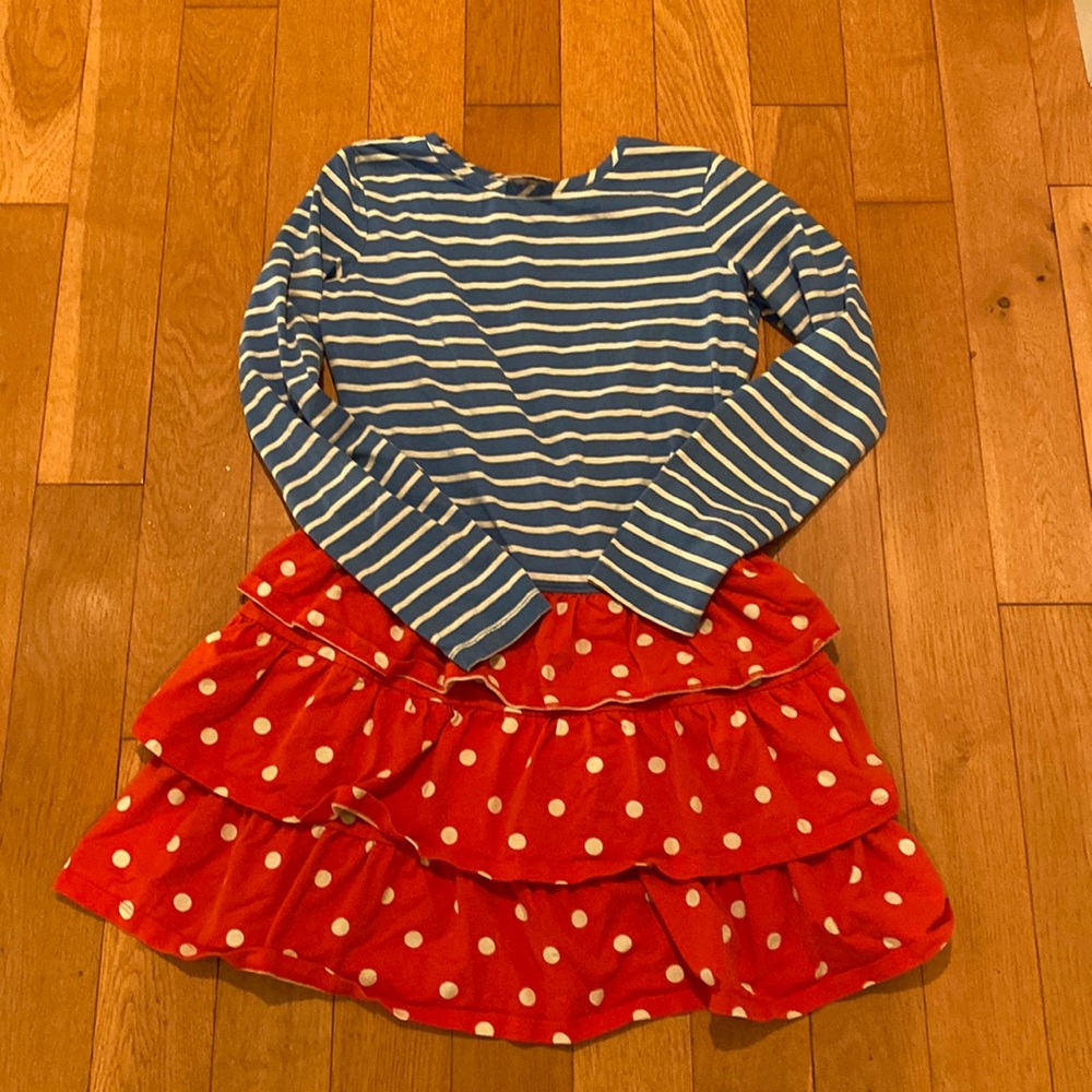 Hanna Andersson ruffle dress size 150
